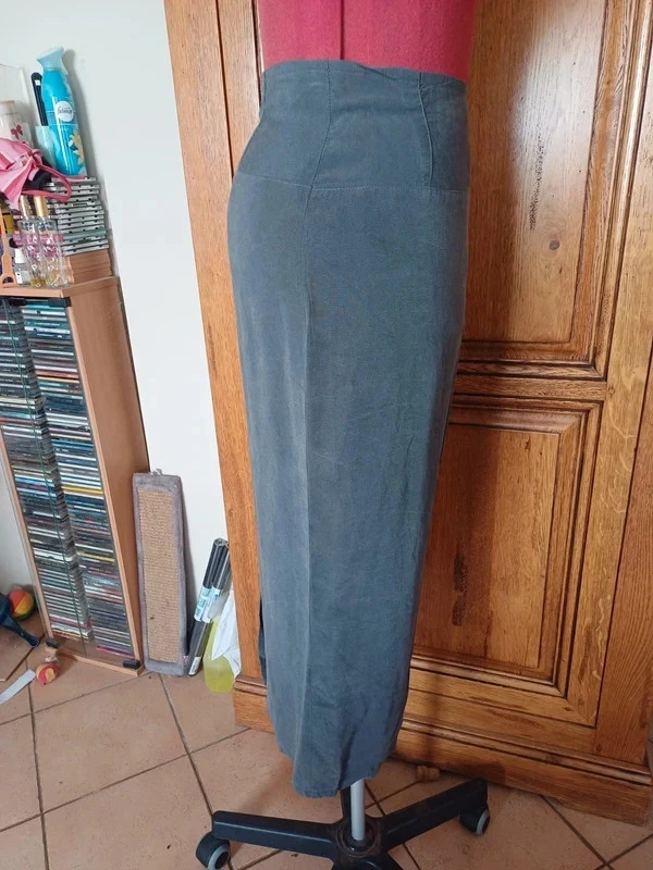 Nieuwe grijze lange rok maat 38 – photo 6
